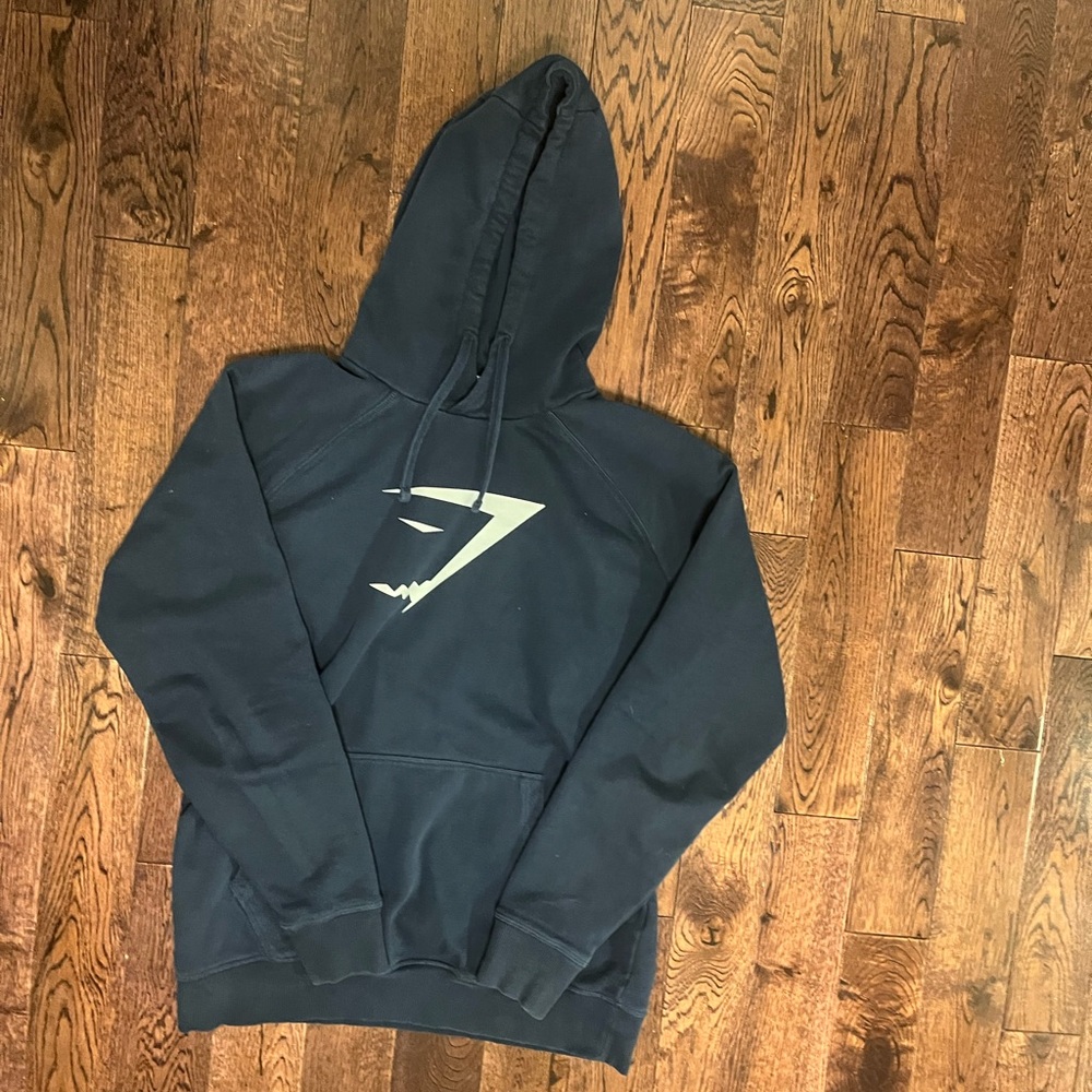 Mens Navy Blue Gymshark Infill Hoodie